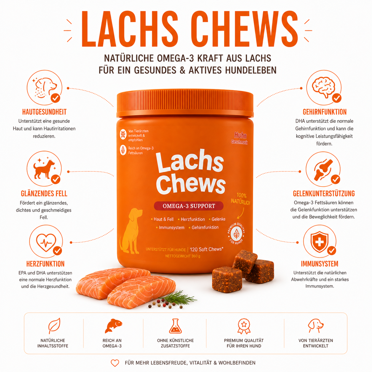 Lachs Chews